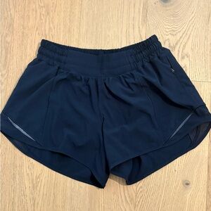 Lululemon Athletica Dark Blue Athletic Shorts